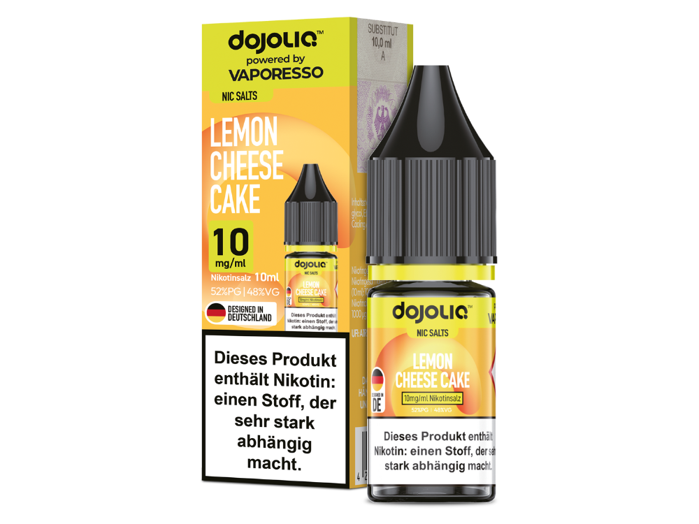 Dojoliq Nikotinsalz Lemon Cheese Cake Genuss