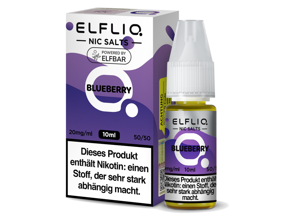 ELFLIQ - Blueberry - Nikotinsalz Liquid für Fruchtliebhaber