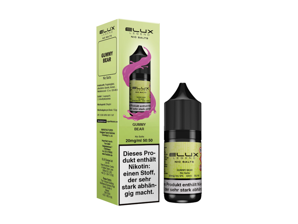 Elux Nikotinsalz Liquid Gummy Bear Fruchtiger Genuss