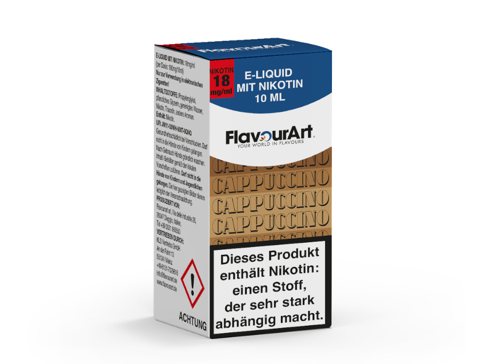 FlavourArt Cappuccino Liquid E Zigarette Aromatisch