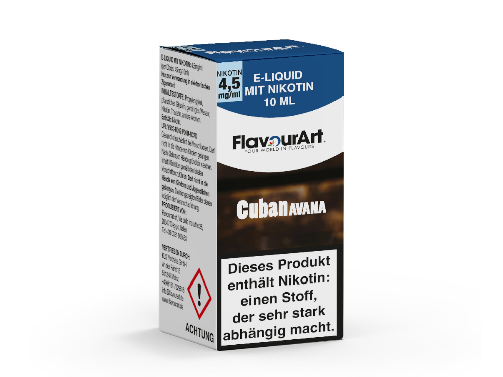 FlavourArt Cuban Avana E-Zigaretten Liquid Aromatisch