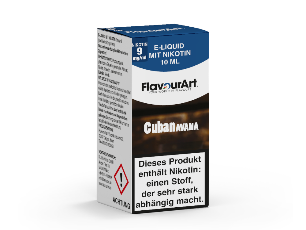 FlavourArt Cuban Avana E-Zigaretten Liquid Aromatisch