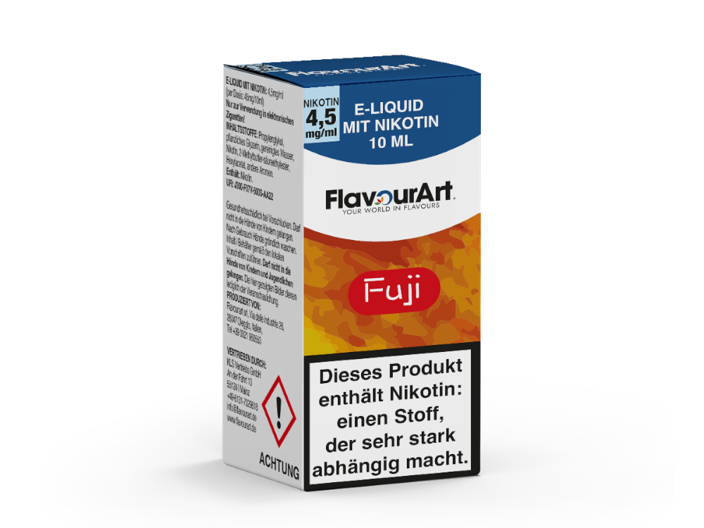 FlavourArt E-Zigaretten Liquid Fuji Apfelgeschmack Frisch