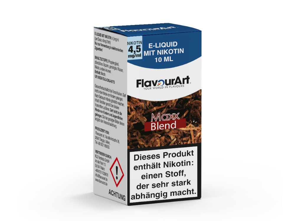 FlavourArt Maxx-Blend E-Liquid Würziger Tabak