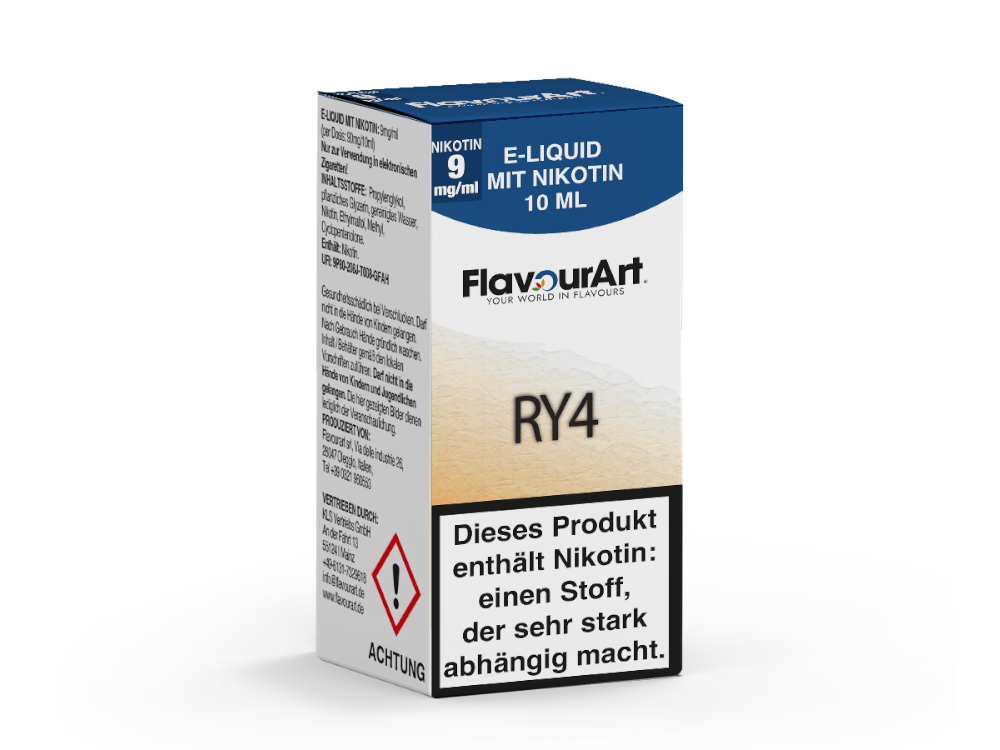 FlavourArt E-Zigaretten Liquid RY4 Süßer Genuss