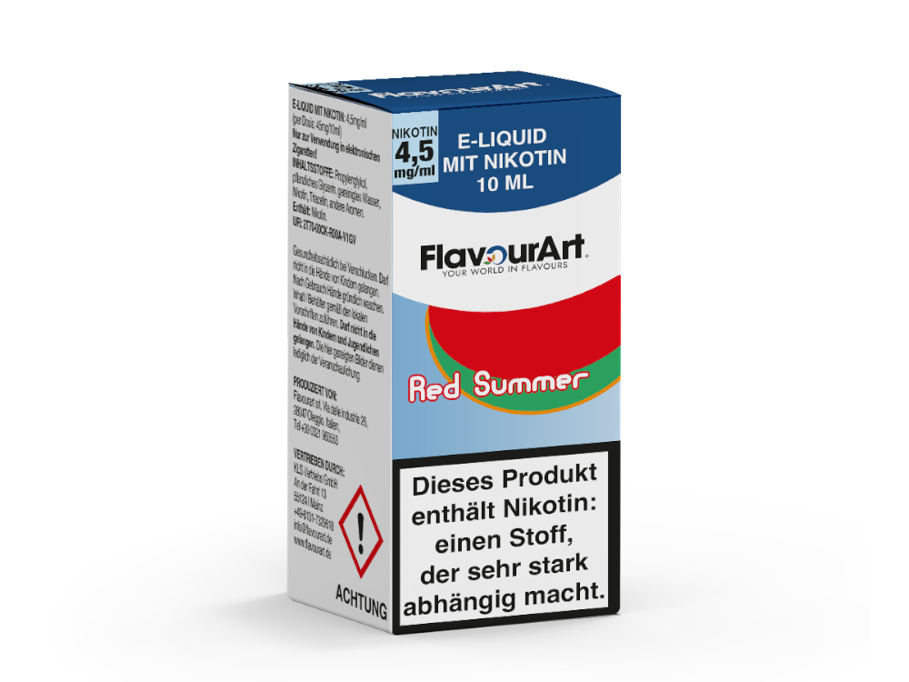 FlavourArt Red Summer E-Zigaretten Liquid Wassermelone