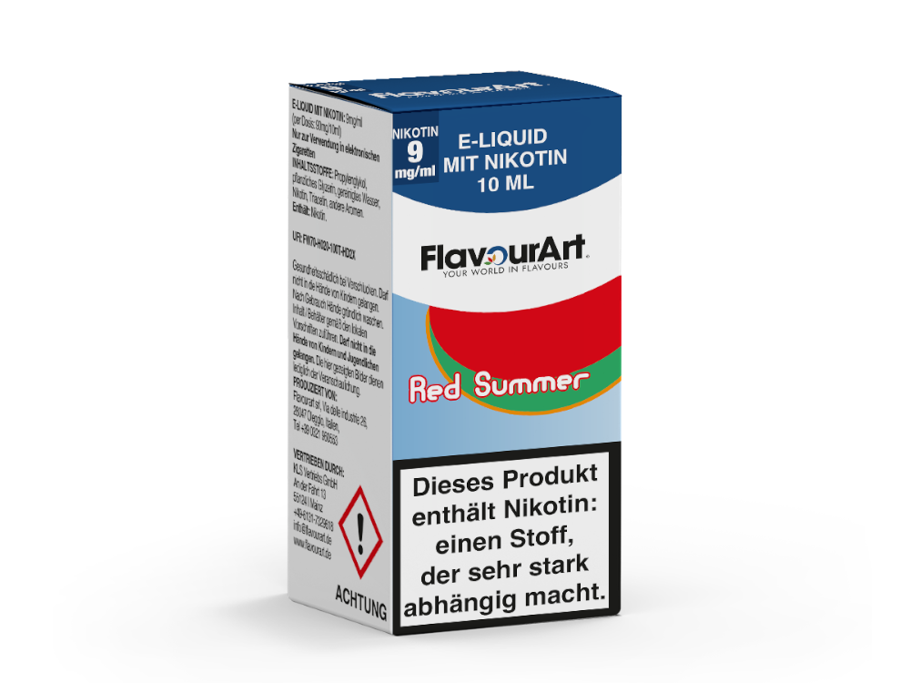 FlavourArt Red Summer E-Zigaretten Liquid Wassermelone
