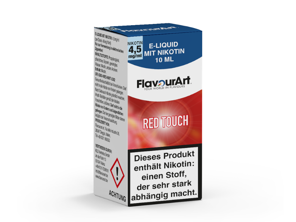 FlavourArt Red Touch E-Liquid Erdbeergeschmack Intensiv