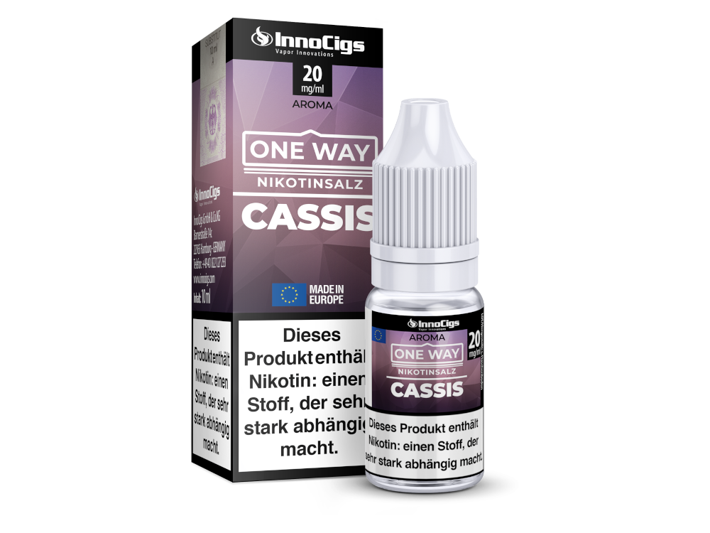 InnoCigs - One Way - Cassis Nikotinsalz Liquid Genuss