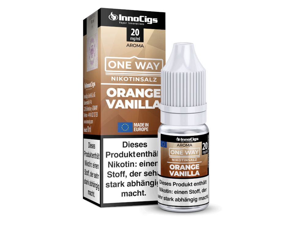 InnoCigs - One Way - Orange Vanilla Nikotinsalz Liquid