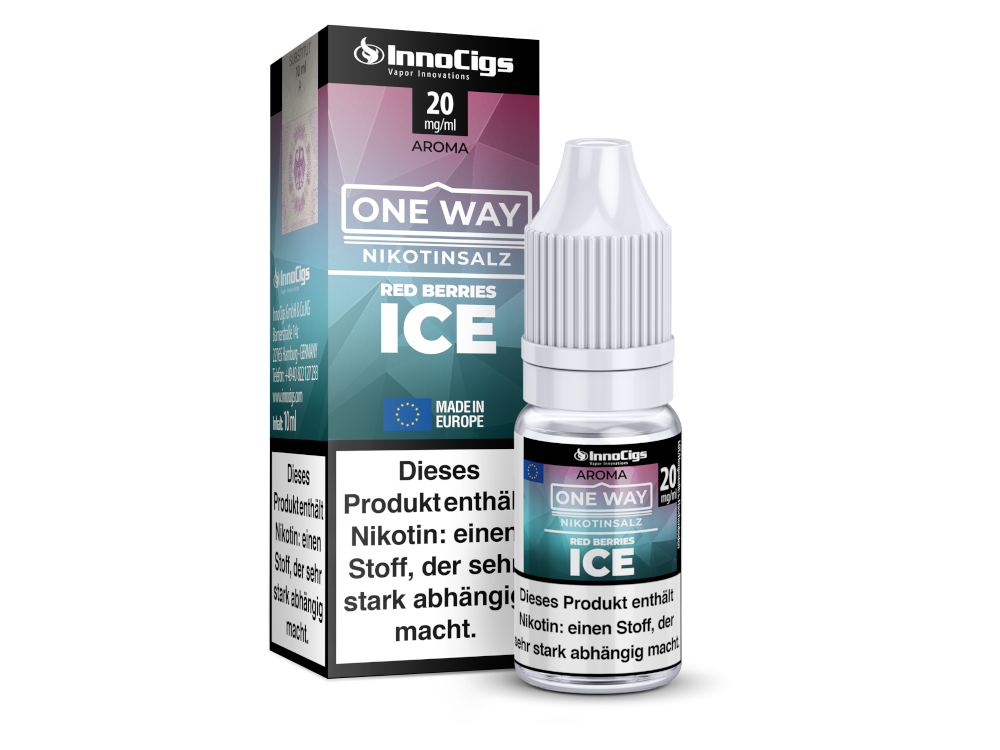 InnoCigs - One Way - Red Berries Ice Nikotinsalz Liquid