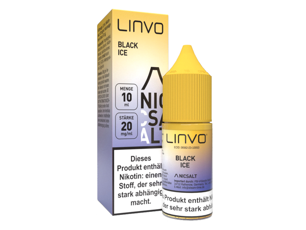 Linvo - Black Ice Nikotinsalz Liquid für Frische Genuss