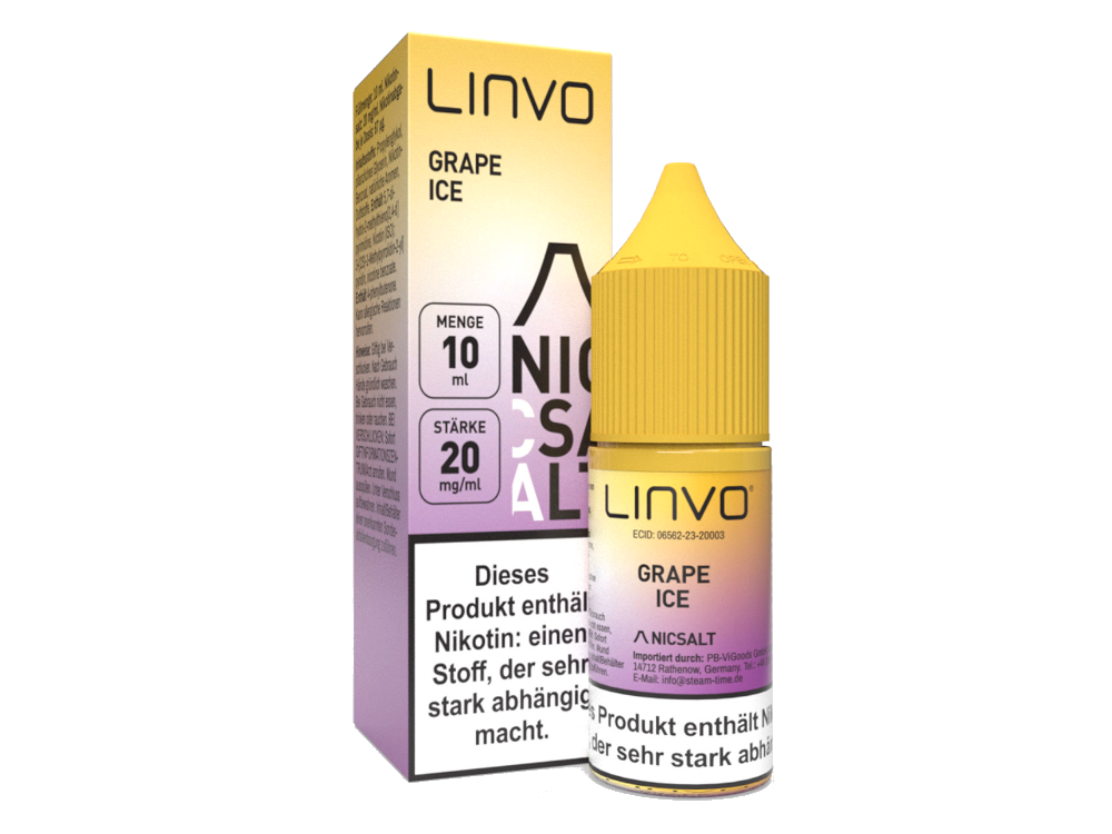 Linvo - Grape Ice Nikotinsalz Liquid für Frischen Genuss