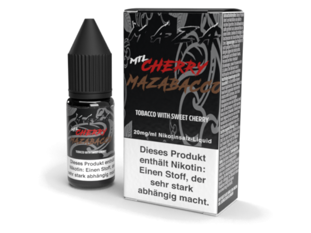 MaZa MTL Cherry Mazabacco Nikotinsalz Liquid Genuss