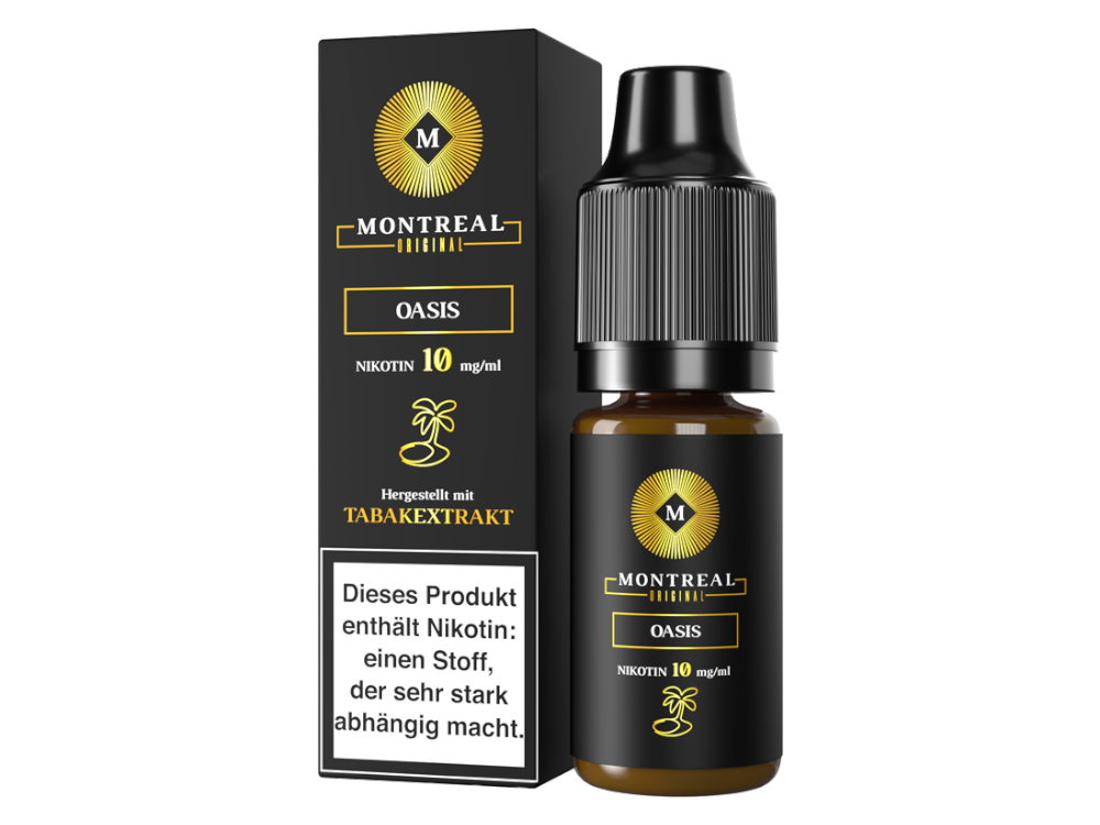 Montreal Original Nikotinsalz Liquid Oasis Genuss Pur
