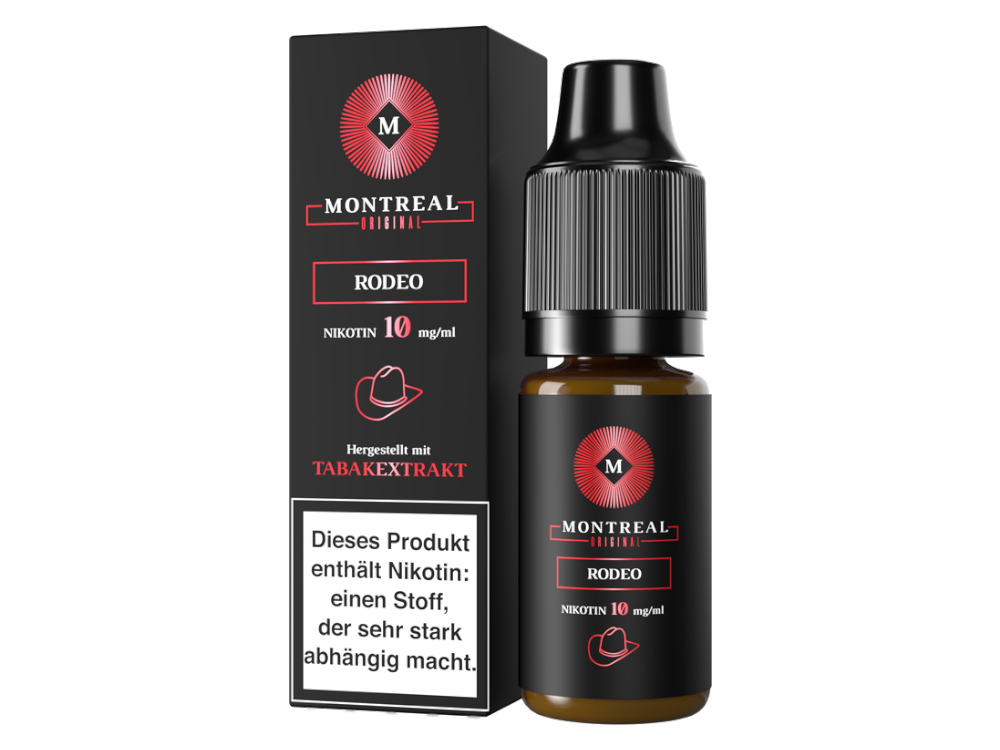 Montreal Original Nikotinsalz Liquid Rodeo Geschmacksvoll