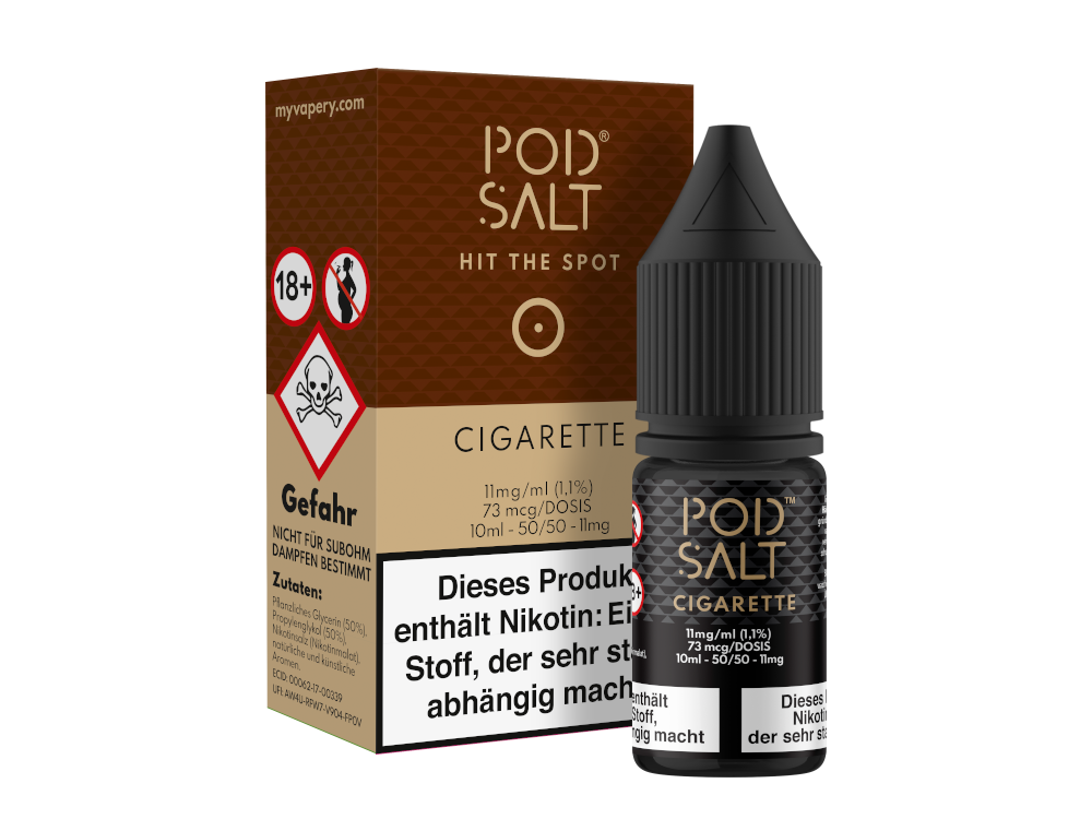 Pod Salt - Cigarette Nikotinsalz Liquid für vollen Geschmack
