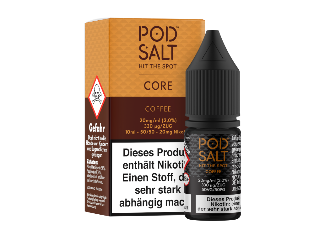 Pod Salt Core - Nikotinsalz Liquid Kaffee Genuss