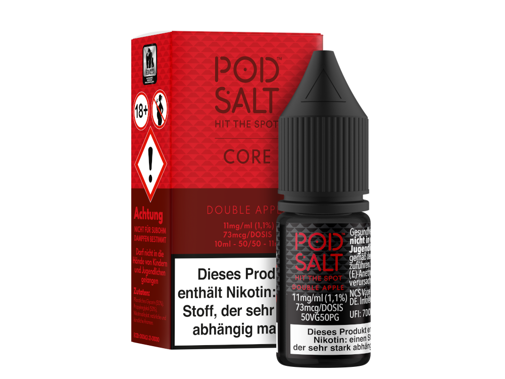 Pod Salt Core - Nikotinsalz Liquid mit Doppelt Apfel Aroma