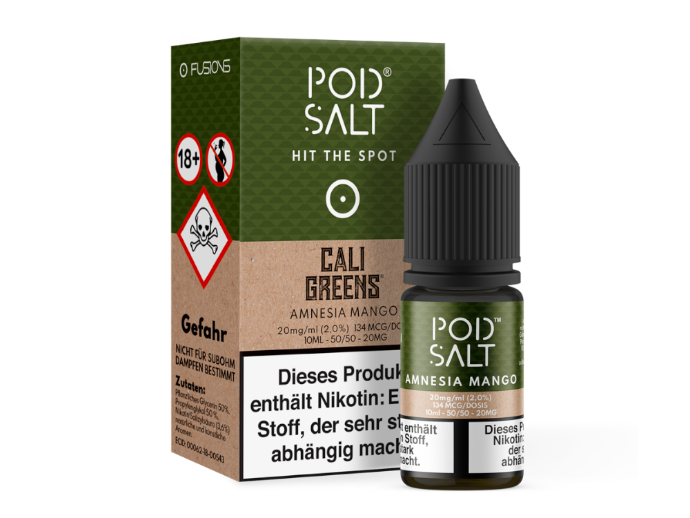 Pod Salt Fusion - Amnesia Mango Nikotinsalz Liquid Genuss