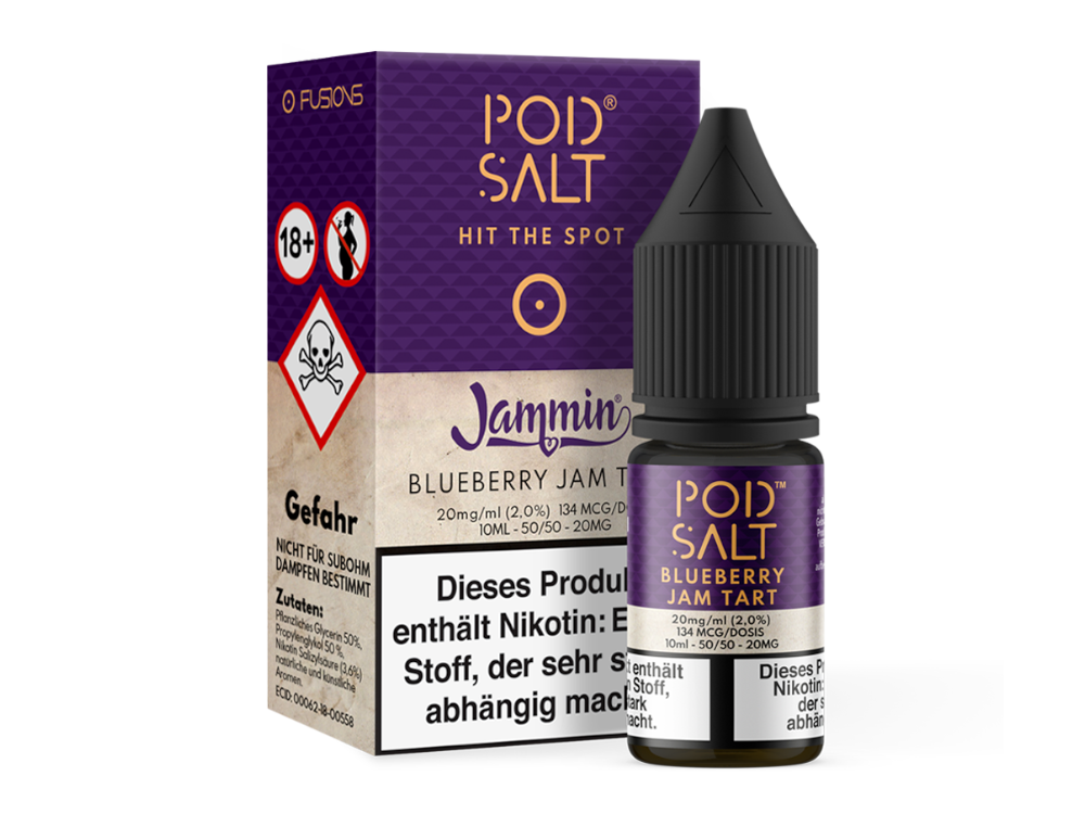 Pod Salt Fusion - Blueberry Jam Tart Nikotinsalz Liquid