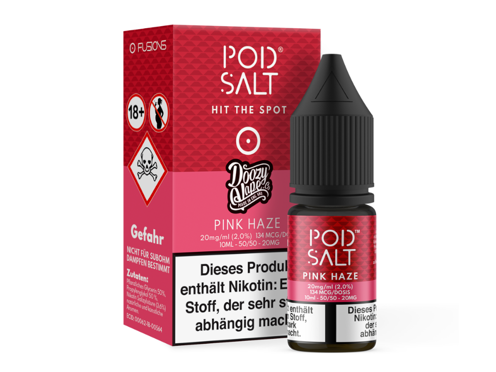 Pod Salt Fusion - Pink Haze Nikotinsalz Liquid Genuss