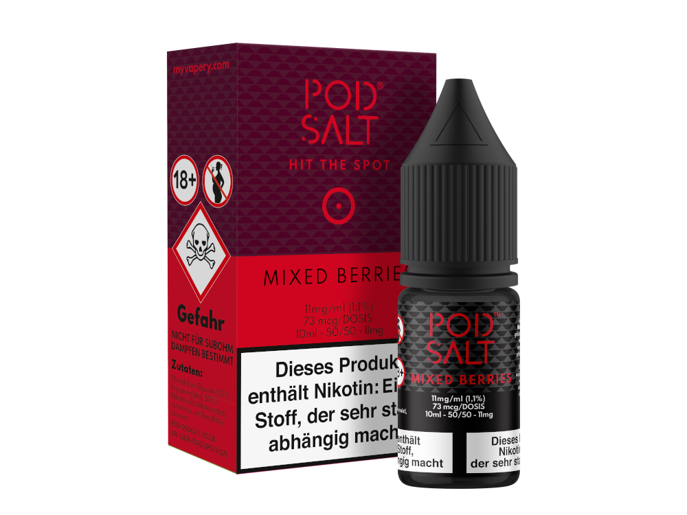 Pod Salt - Mixed Berries - Nikotinsalz Liquid Genuss