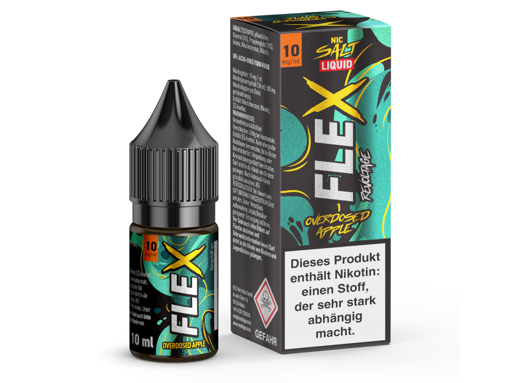 Revoltage - FLEX Nikotinsalz Liquid - Intensiver Apfelgeschmack