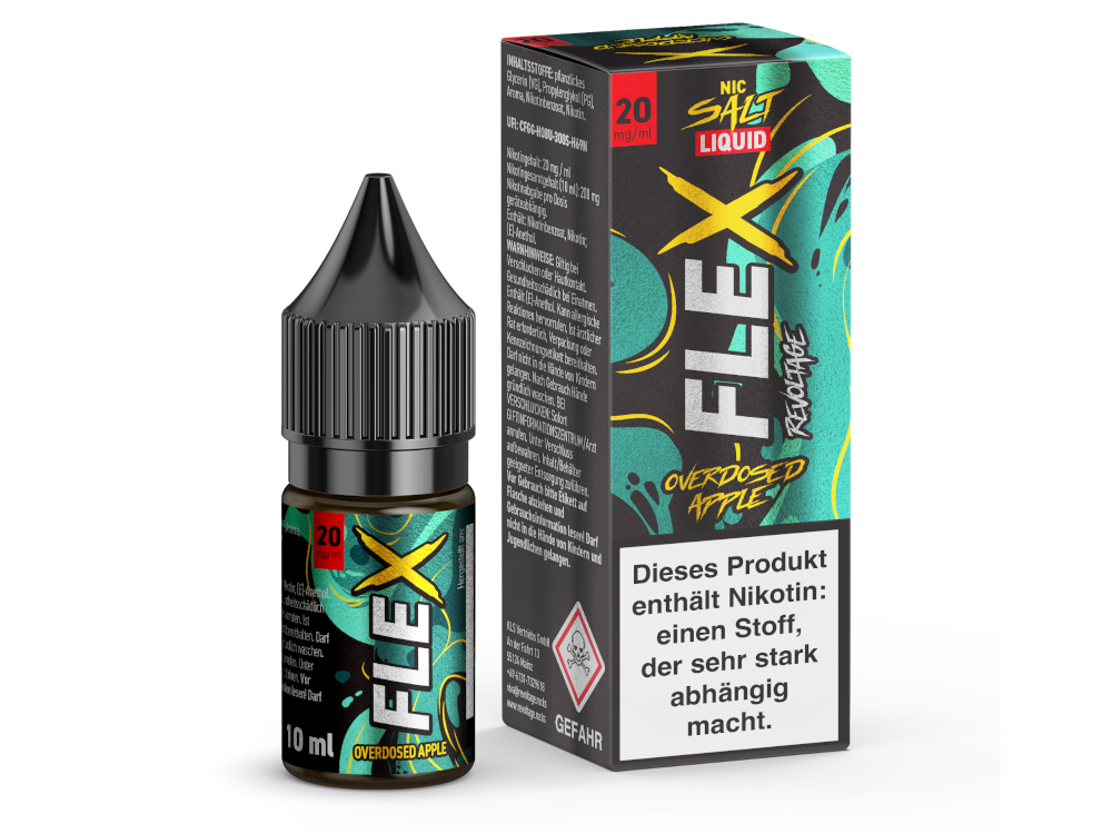 Revoltage - FLEX Nikotinsalz Liquid - Intensiver Apfelgeschmack