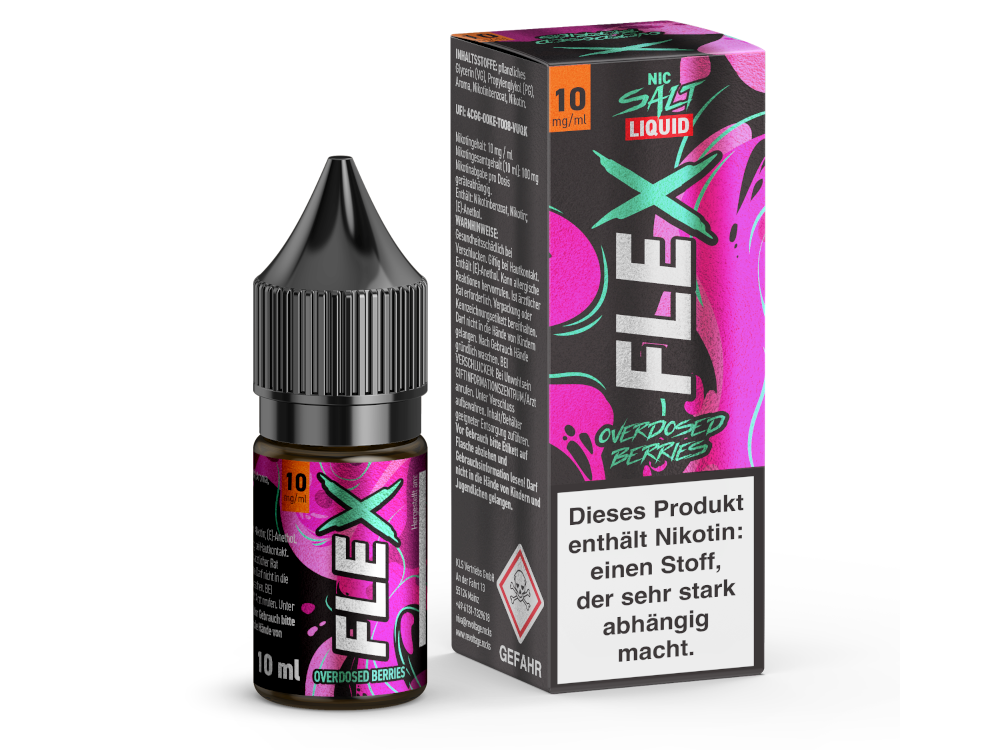 Revoltage FLEX Nikotinsalz Liquid Berries Intensiver Beerengeschmack