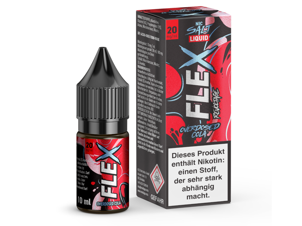 Revoltage - FLEX Nikotinsalz Liquid - Cola Genuss Pur