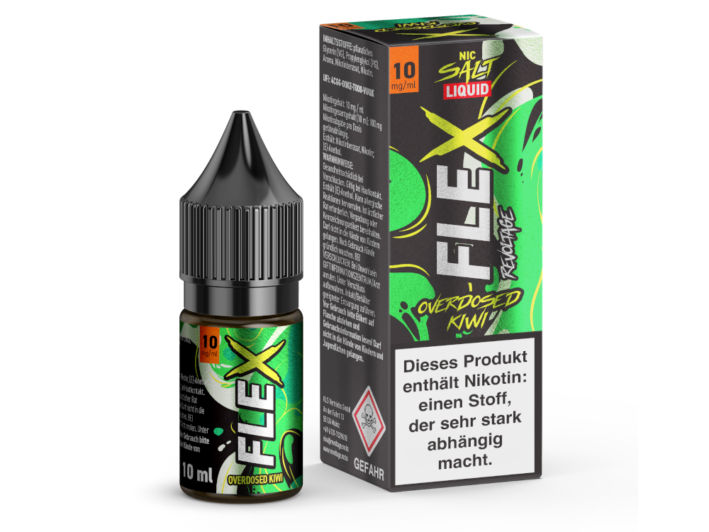 Revoltage - FLEX Nikotinsalz Liquid - Kiwi Geschmack erleben