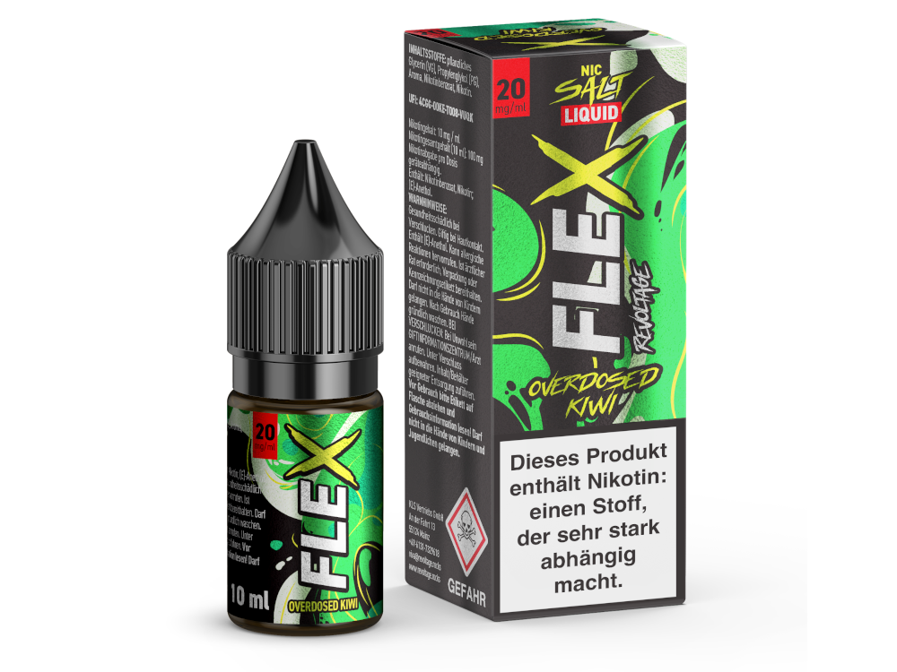 Revoltage - FLEX Nikotinsalz Liquid - Kiwi Geschmack erleben