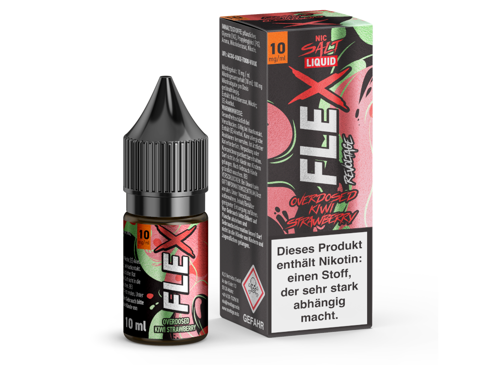 Revoltage FLEX Nikotinsalz Liquid Kiwi Strawberry Genuss