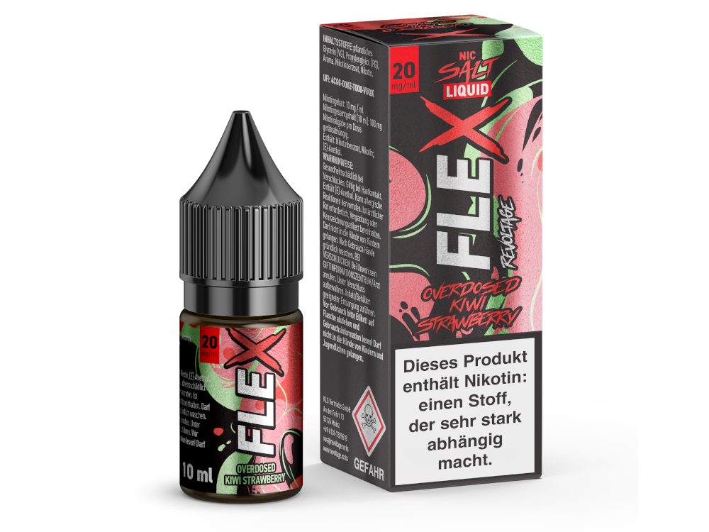Revoltage FLEX Nikotinsalz Liquid Kiwi Strawberry Genuss