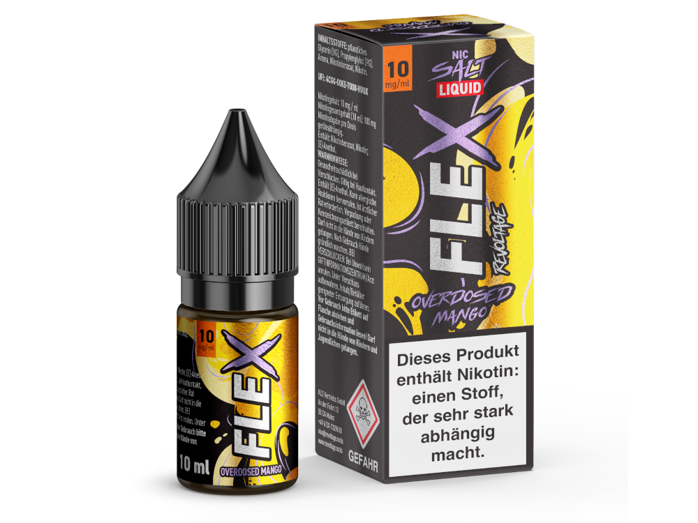 Revoltage FLEX Nikotinsalz Liquid Mango Genuss Pur