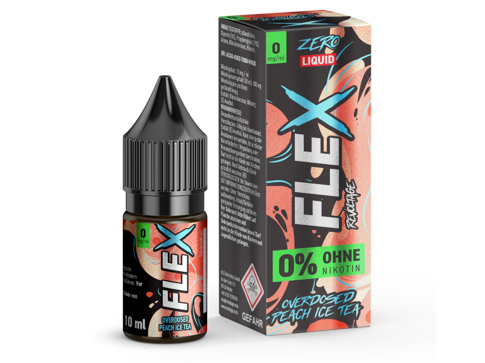 Revoltage FLEX Nikotinsalz Liquid Pfirsich Eistee Genuss