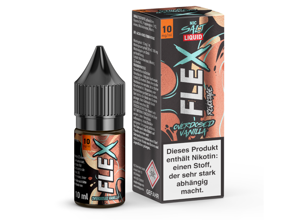 Revoltage FLEX Nikotinsalz Liquid Vanilla Genuss Pur