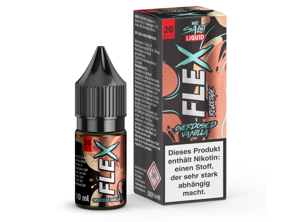 Revoltage FLEX Nikotinsalz Liquid Vanilla Genuss Pur