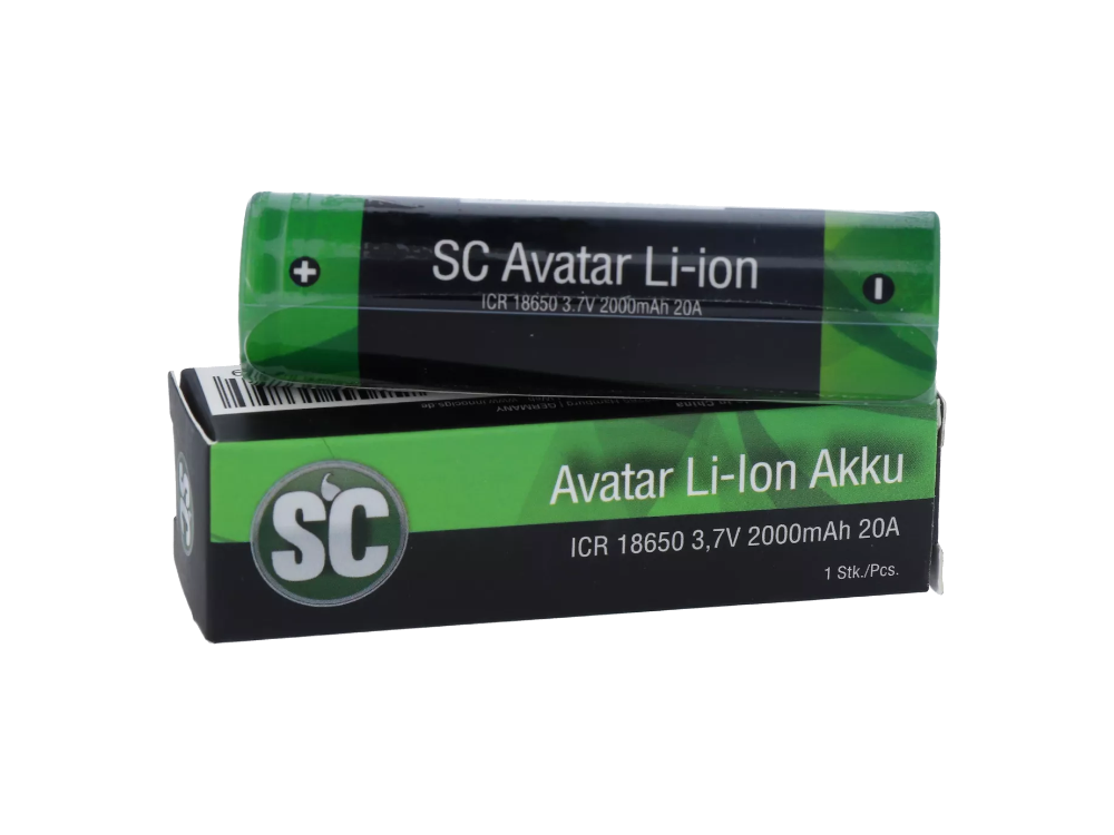 SC 18650er Akku 2000 mAh - Hohe Leistung 3,7 V