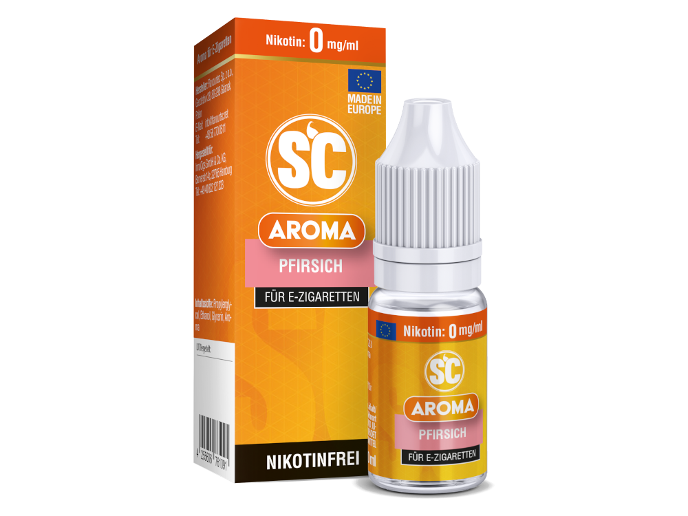 SC - Aroma 10 ml - Pfirsich Mit Fruchtigem Geschmack