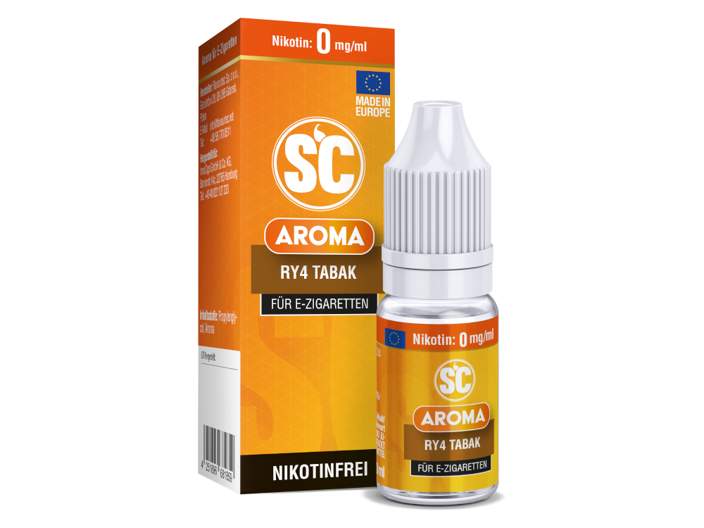 SC - Aroma 10 ml - RY4 Tabak Für Intensiven Genuss