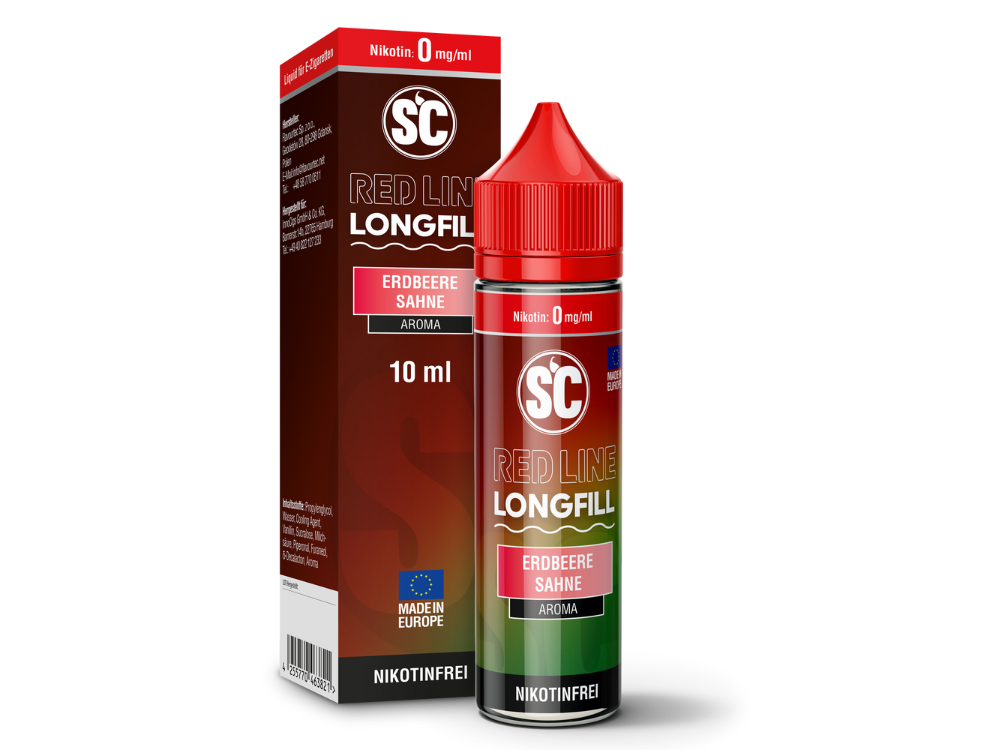 SC Red Line Longfill Erdbeere Intensives Aroma