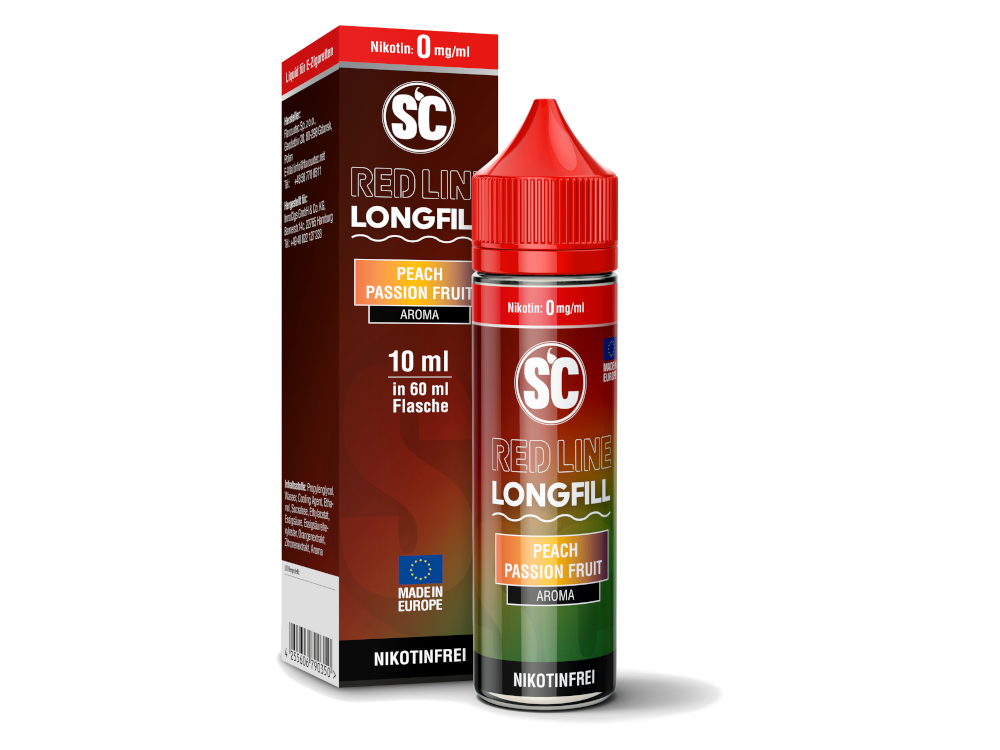 SC Red Line Longfills 10 ml Peach Passion Fruit Aroma