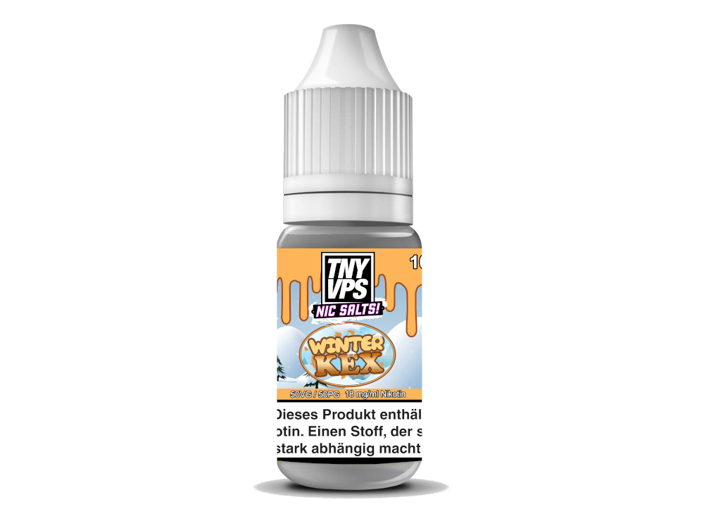 TNYVPS - Nikotinsalz Liquid - Winter Kex Genuss erleben