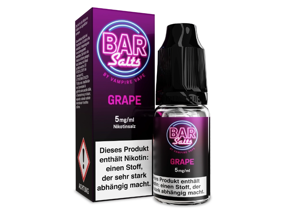 Vampire Vape Bar Salts Nikotinsalz Liquid Grape Genuss