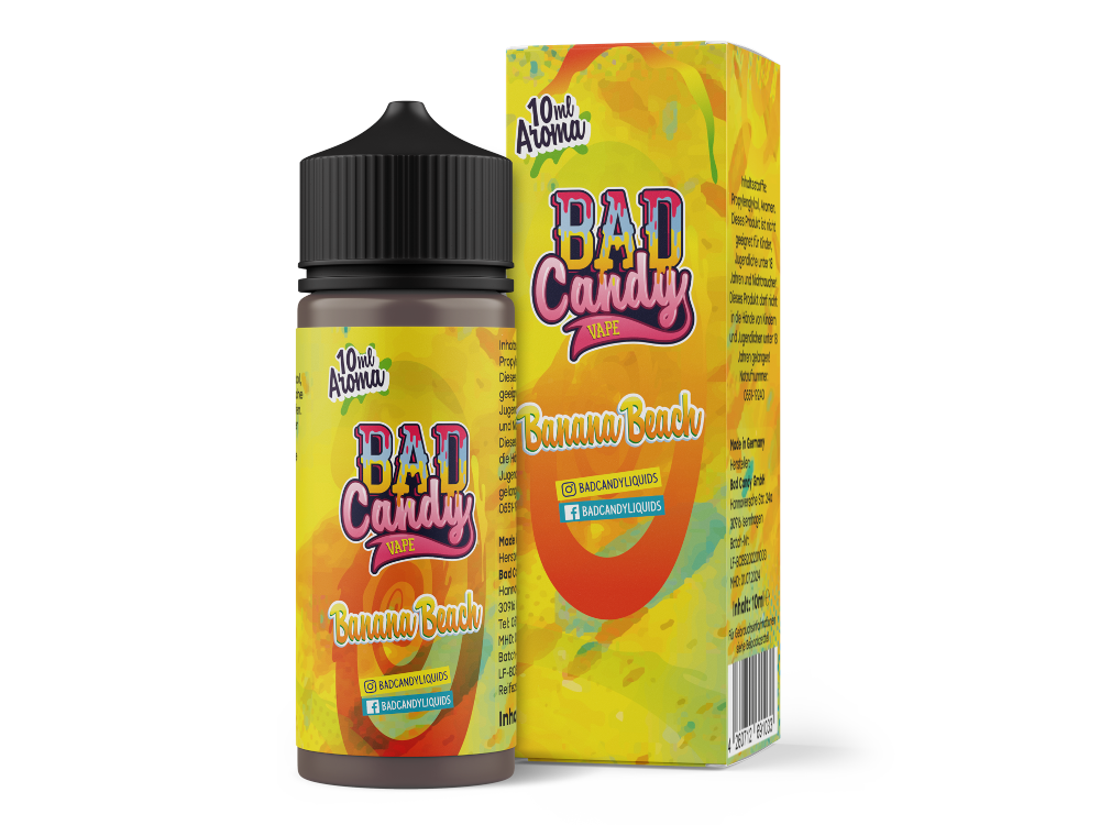 Bad Candy Liquids - Aroma Banana Beach 10ml Genuss