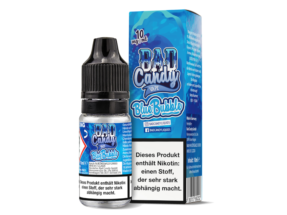 Bad Candy Liquids - Blue Bubble Nikotinsalz Genuss