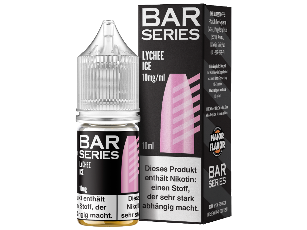 Bar Series - Nikotinsalz Liquid - Lychee Ice Frisch Geschmack