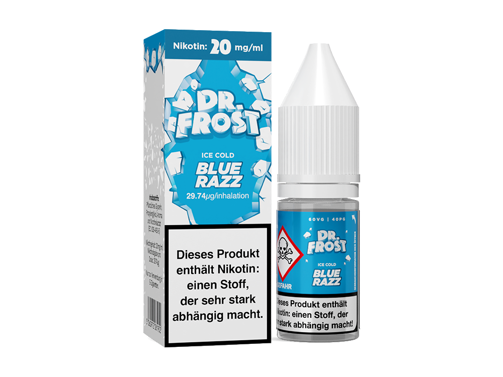 Dr. Frost - Ice Cold - Nikotinsalz Liquid - Blaue Himbeere